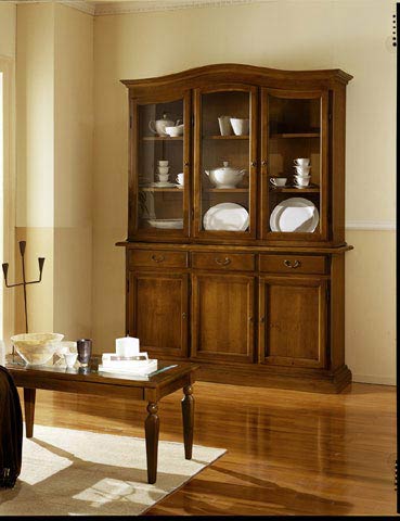 Credenza con alzata arte povera linea "Le Liriche"