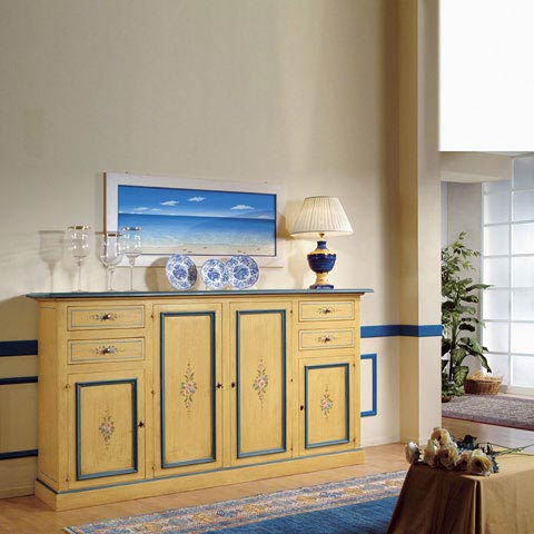 Credenza arte povera laccato