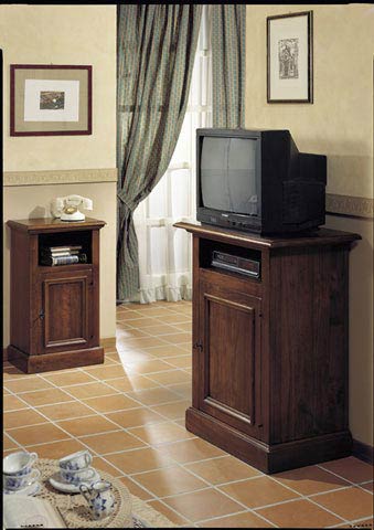 Porta televisione arte povera linea "Ravel"