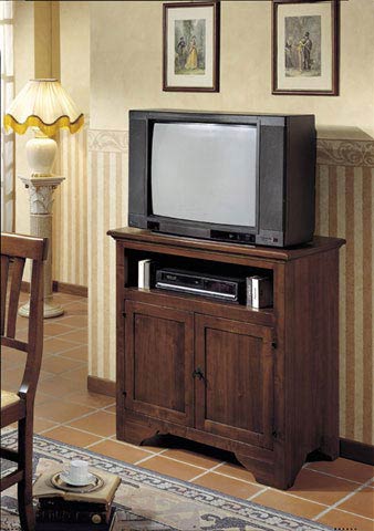 Porta televisione arte povera linea "Strauss"