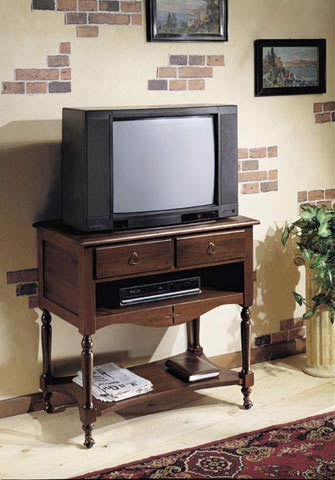 Porta televisione arte povera linea "Mahler"