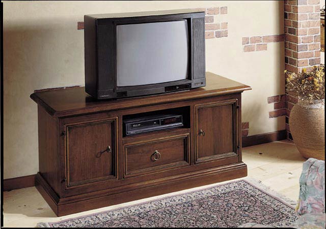 Porta televisione arte povera linea "Mahler"