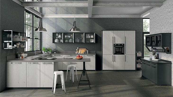 Cucine Moderne Lube - Modello Oltre Bridge 