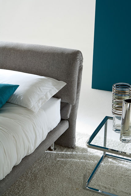 Letto moderno imbottito Giellebimod. Dormiglione
