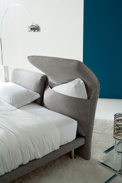 Letto moderno imbottito Giellebimod. Dormiglione