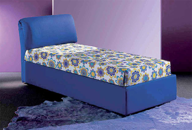 Letto moderno imbottito Giellebimod. Dormiglione