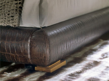 Letto moderno imbottito Giellebimod. Efeso