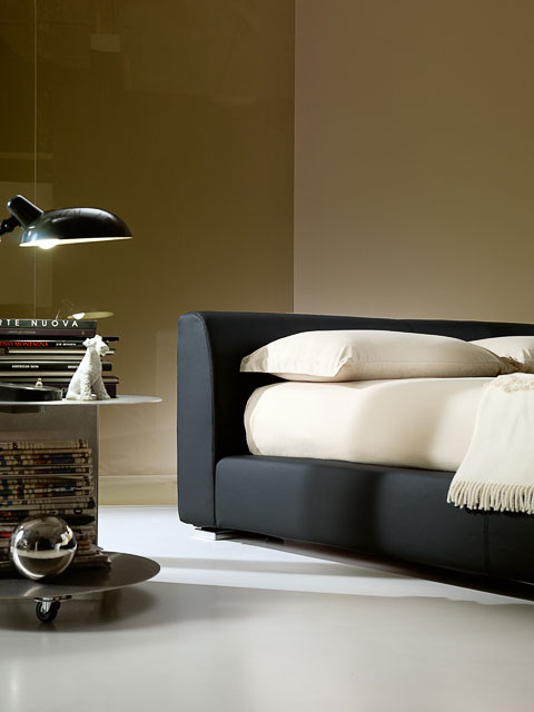 Letto moderno imbottito Giellebimod. Estevan