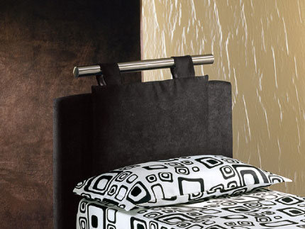 Letto moderno imbottito Giellebimod. Nettuno