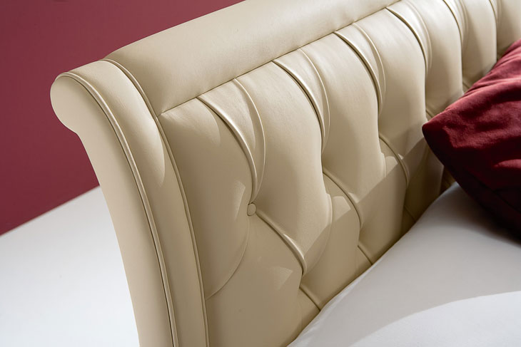 Letto classico imbottito Giellebimod. Otello