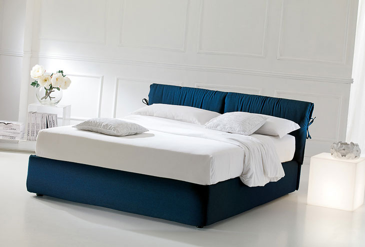 Letto moderno imbottito Giellebimod. Pisolo
