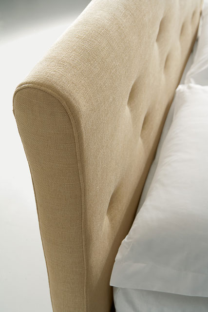 Letto classico imbottito Giellebimod. Settecento