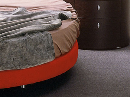 Letto tondo imbottito Giellebimod. Simon