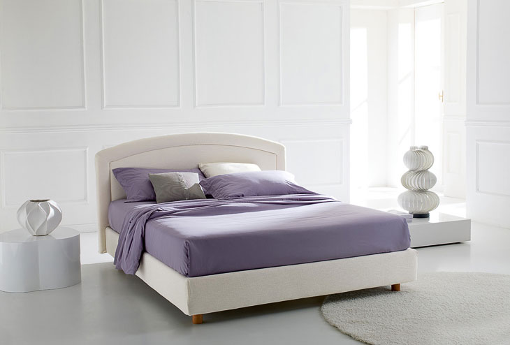 Letto classico imbottito Giellebimod. Sogno 2, 2 bis, 2 capitone