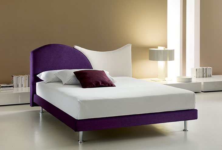 Letto moderno imbottito Giellebimod. Urban