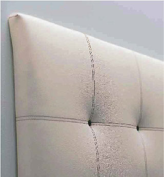 Testata letto imbottita Giellebi