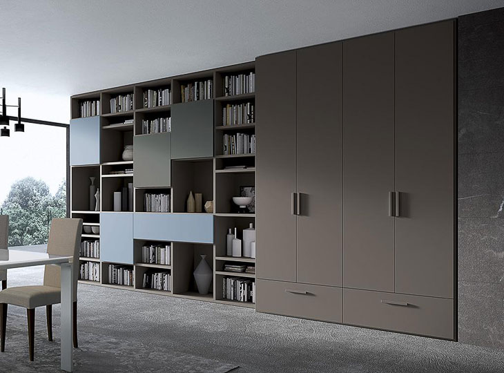 Armadio con libreria integrata Spagnol Mod. Vega