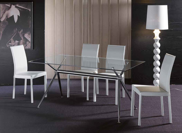 Tavolo Atene Chrome #1