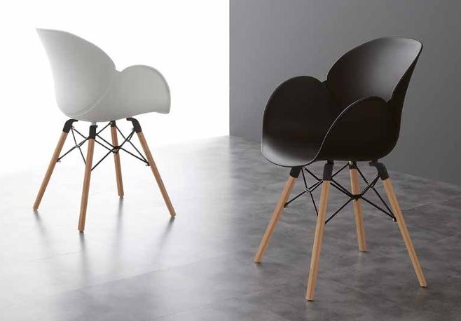 Poltroncina Mod. LOTUS WOOD