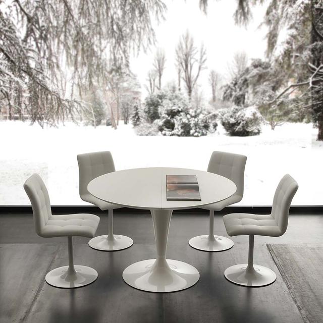 Tavolo Mod. ISLAND BLACK/WHITE