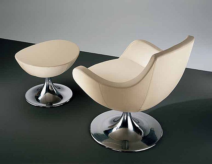 Poltroncina Giellebi modello Ardesia Pouff e Poltrona