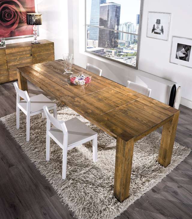 Tavolo allungabile in legno