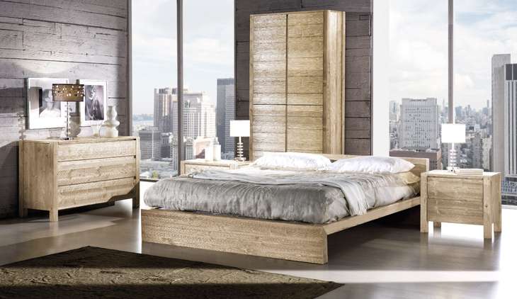 Letto matrimoniale in legno