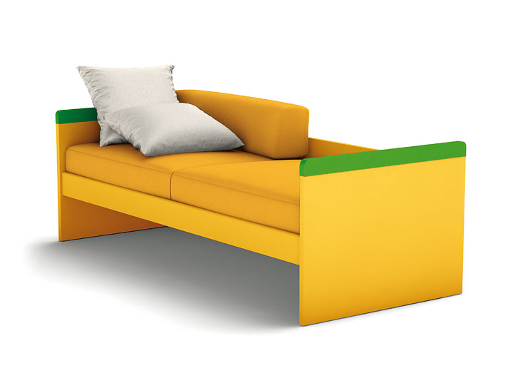 Divano Letto in legno Modello Up