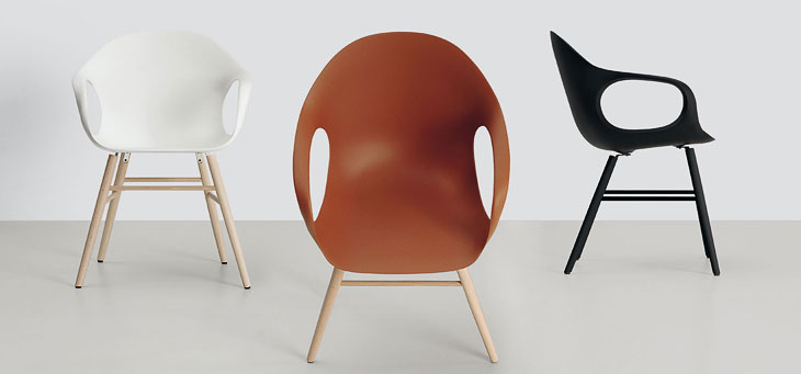 Sedia Modello Elephant base legno