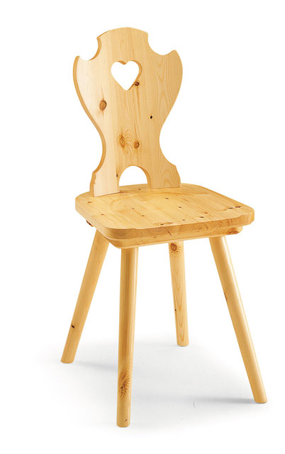 Sedia Modello Curva Cuore