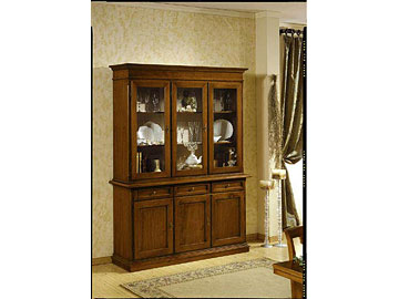 Credenza con alzata arte povera linea "Fiore"