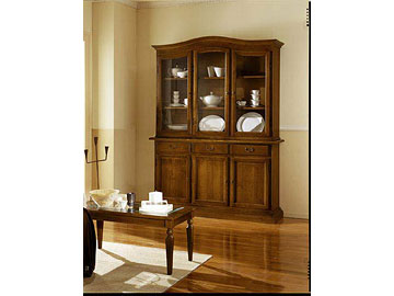 Credenza con alzata arte povera linea "Le Liriche"
