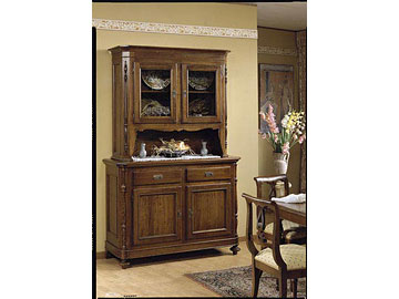 Credenza con alzata arte povera linea "Haydn"