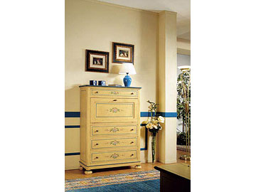Secretaire arte povera laccato