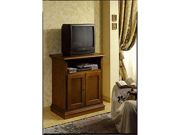 Porta televisione arte povera linea "Fiore"