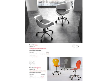 Sedute per <strong>Ufficio</strong> Modello Twist e Margherita