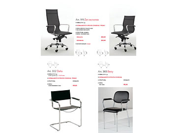 Sedute per <strong>Ufficio</strong> Modello Delta, Zen Tecnorete, Betty