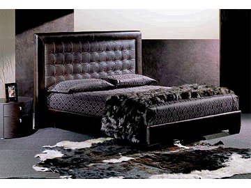 Letto classico imbottito Giellebimod. Amleto