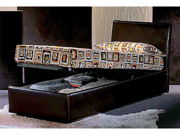 Letto moderno imbottito Giellebimod. Arco