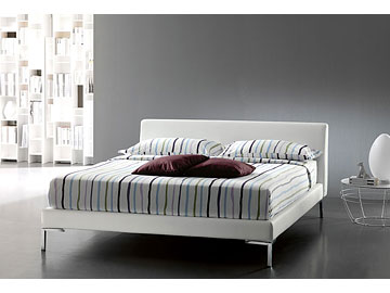 Letto moderno imbottito Giellebimod. Dali letto