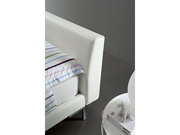 Letto moderno imbottito Giellebimod. Dali letto