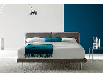 Letto moderno imbottito Giellebimod. Dormiglione