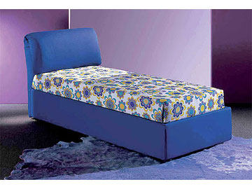 Letto moderno imbottito Giellebimod. Dormiglione