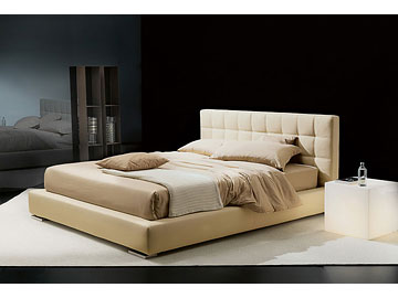 Letto moderno imbottito Giellebimod. Edgar