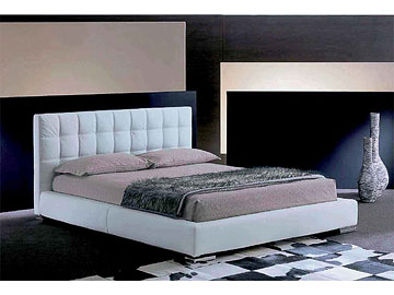 Letto moderno imbottito Giellebimod. Edgar