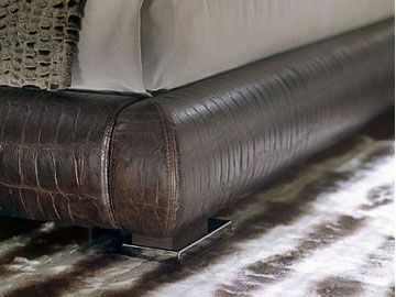 Letto moderno imbottito Giellebimod. Efeso