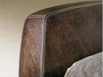 Letto moderno imbottito Giellebimod. Eliseo