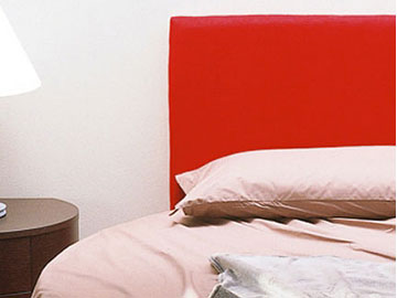 Letto tondo imbottito Giellebimod. Elton