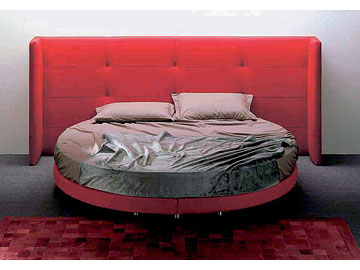 Letto tondo imbottito Giellebimod. John