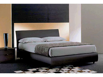 Letto moderno imbottito Giellebimod. Marte